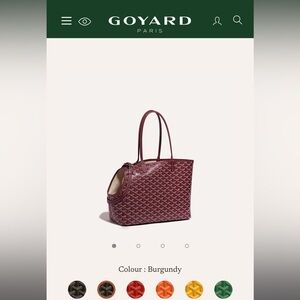 Authentic Goyard pet carrier (Chien Gris)